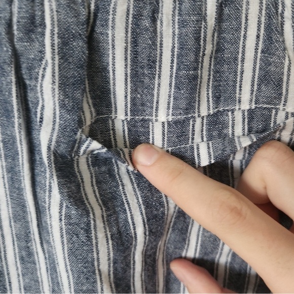 Iris Linen Pants - Striped - Picture 3 of 7